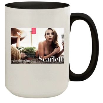 Scarlett Johansson 15oz Colored Inner & Handle Mug