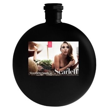 Scarlett Johansson Round Flask