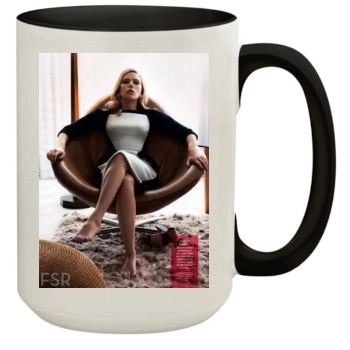 Scarlett Johansson 15oz Colored Inner & Handle Mug