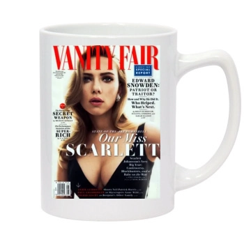 Scarlett Johansson 14oz White Statesman Mug