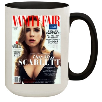 Scarlett Johansson 15oz Colored Inner & Handle Mug