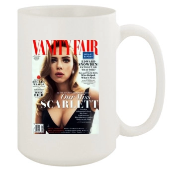 Scarlett Johansson 15oz White Mug