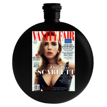 Scarlett Johansson Round Flask