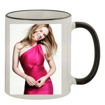 Scarlett Johansson 11oz Colored Rim & Handle Mug