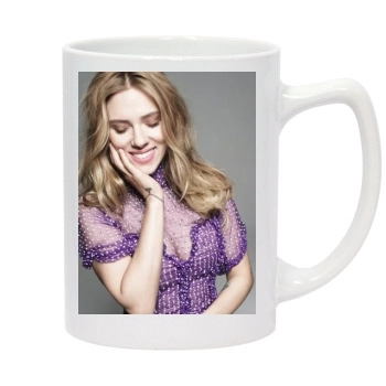 Scarlett Johansson 14oz White Statesman Mug