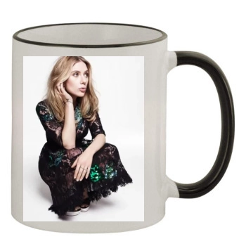 Scarlett Johansson 11oz Colored Rim & Handle Mug