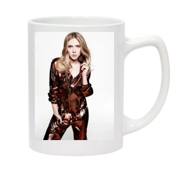 Scarlett Johansson 14oz White Statesman Mug