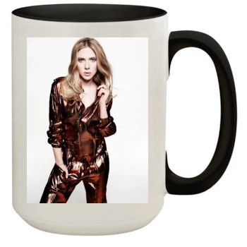 Scarlett Johansson 15oz Colored Inner & Handle Mug