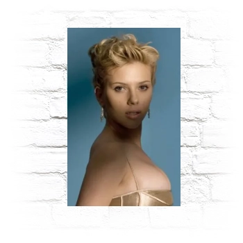 Scarlett Johansson Metal Wall Art