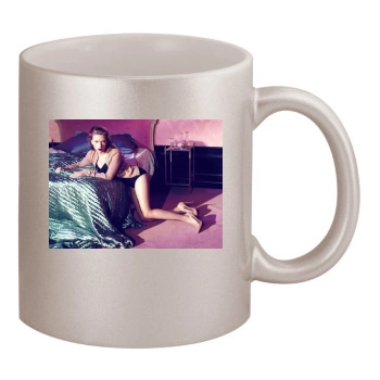 Scarlett Johansson 11oz Metallic Silver Mug