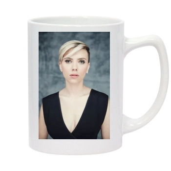 Scarlett Johansson 14oz White Statesman Mug