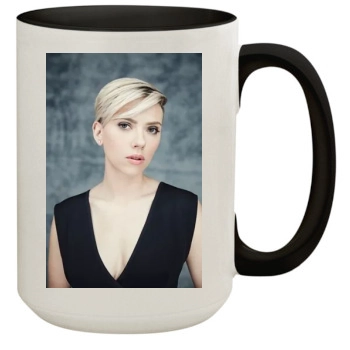 Scarlett Johansson 15oz Colored Inner & Handle Mug