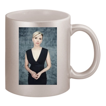 Scarlett Johansson 11oz Metallic Silver Mug