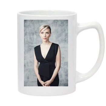 Scarlett Johansson 14oz White Statesman Mug