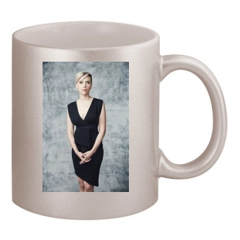 Scarlett Johansson 11oz Metallic Silver Mug