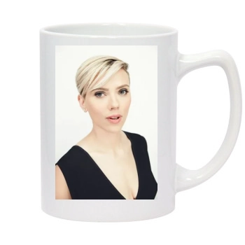 Scarlett Johansson 14oz White Statesman Mug