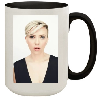 Scarlett Johansson 15oz Colored Inner & Handle Mug