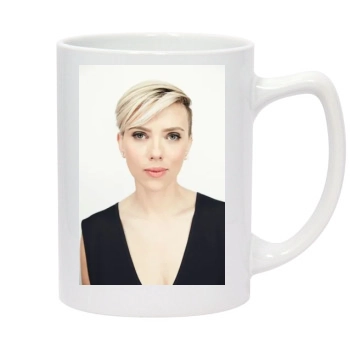 Scarlett Johansson 14oz White Statesman Mug