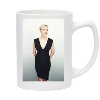 Scarlett Johansson 14oz White Statesman Mug