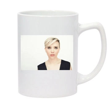 Scarlett Johansson 14oz White Statesman Mug