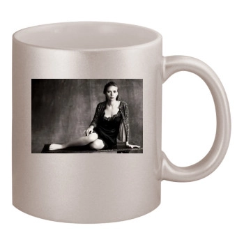 Scarlett Johansson 11oz Metallic Silver Mug