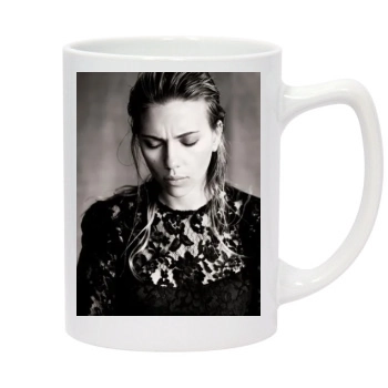 Scarlett Johansson 14oz White Statesman Mug