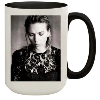 Scarlett Johansson 15oz Colored Inner & Handle Mug