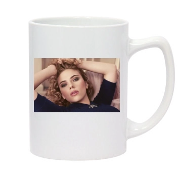 Scarlett Johansson 14oz White Statesman Mug