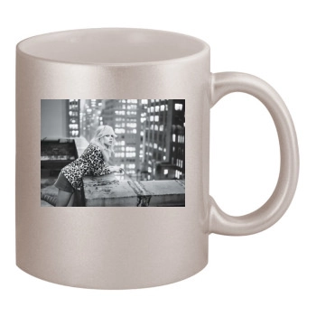 Scarlett Johansson 11oz Metallic Silver Mug