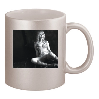 Scarlett Johansson 11oz Metallic Silver Mug