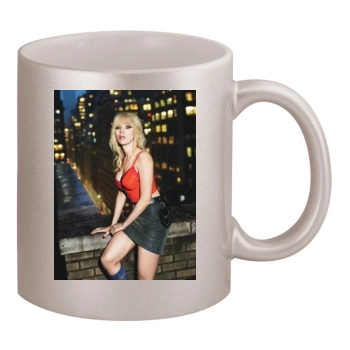 Scarlett Johansson 11oz Metallic Silver Mug