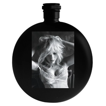 Scarlett Johansson Round Flask