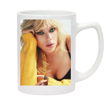 Scarlett Johansson 14oz White Statesman Mug