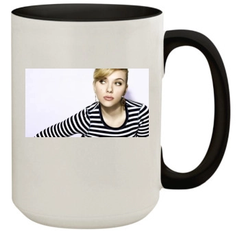 Scarlett Johansson 15oz Colored Inner & Handle Mug