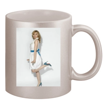 Scarlett Johansson 11oz Metallic Silver Mug