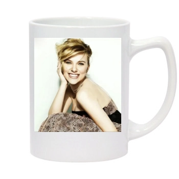 Scarlett Johansson 14oz White Statesman Mug