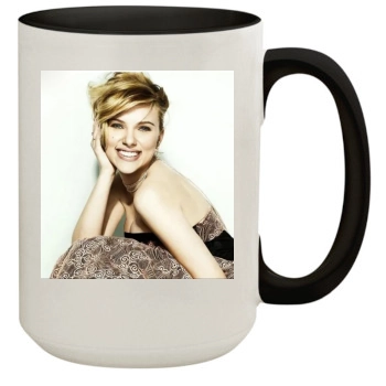 Scarlett Johansson 15oz Colored Inner & Handle Mug