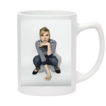 Scarlett Johansson 14oz White Statesman Mug