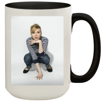 Scarlett Johansson 15oz Colored Inner & Handle Mug