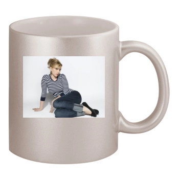 Scarlett Johansson 11oz Metallic Silver Mug