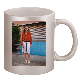 Scarlett Johansson 11oz Metallic Silver Mug