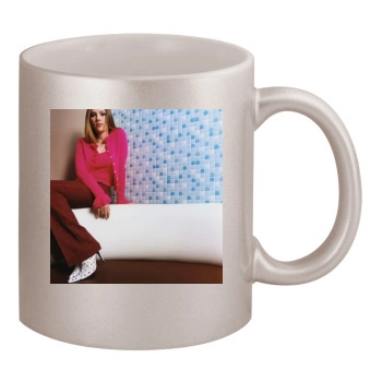 Scarlett Johansson 11oz Metallic Silver Mug