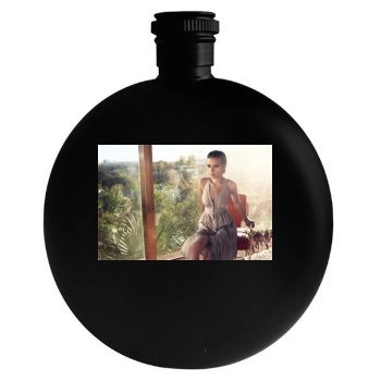 Scarlett Johansson Round Flask