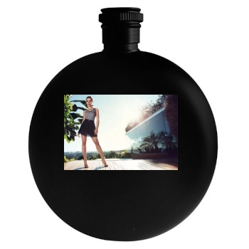 Scarlett Johansson Round Flask