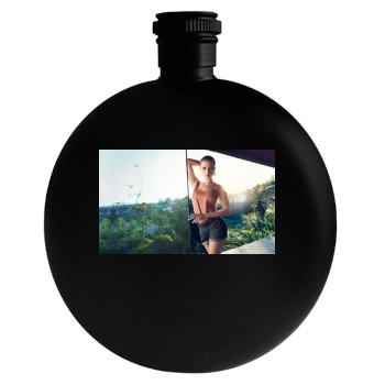 Scarlett Johansson Round Flask