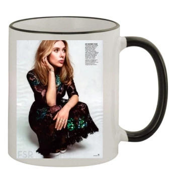 Scarlett Johansson 11oz Colored Rim & Handle Mug