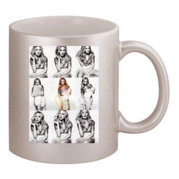 Scarlett Johansson 11oz Metallic Silver Mug