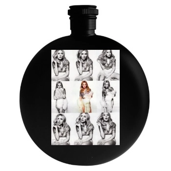 Scarlett Johansson Round Flask