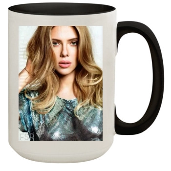 Scarlett Johansson 15oz Colored Inner & Handle Mug