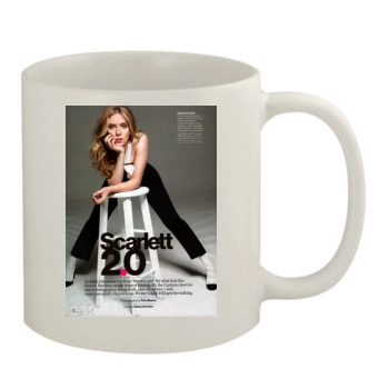 Scarlett Johansson 11oz White Mug